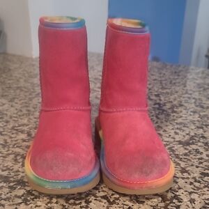 Colorful Suede Boots